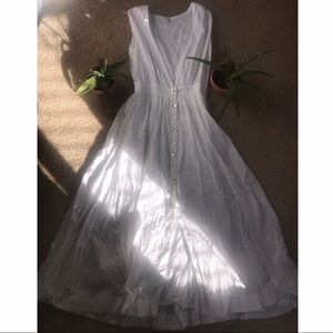 Hazel And Folk White Maxi Dress
